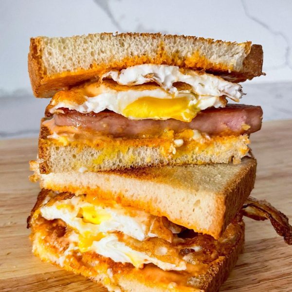 Spam and Eggs Sandwich with Spicy Mayo - Toast to Home