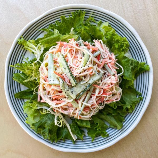 Kani Salad Toast To Home