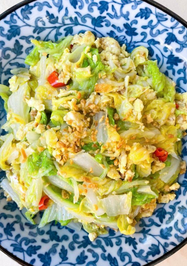 Napa Cabbage Recipe with Egg