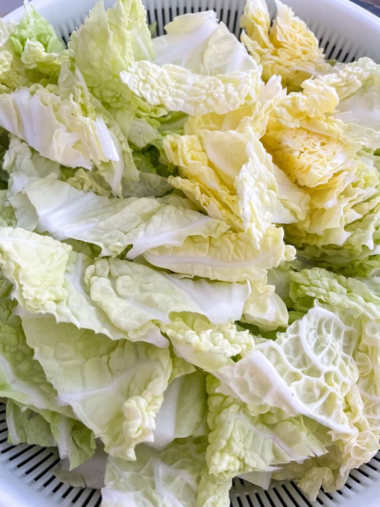 Chinese cabbage recipe