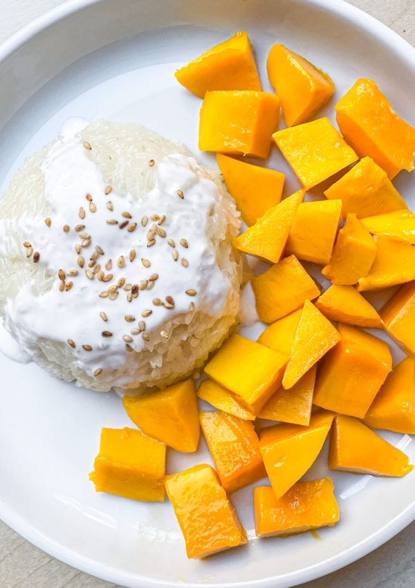 Mango Sticky Rice (Easy Microwave Method)